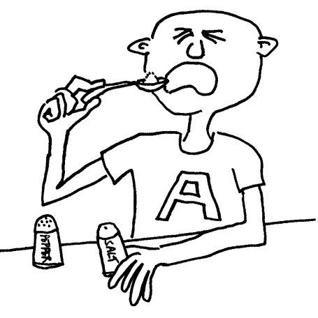 Too much salt is harmful to health