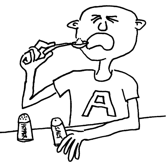 Too much salt is harmful to health